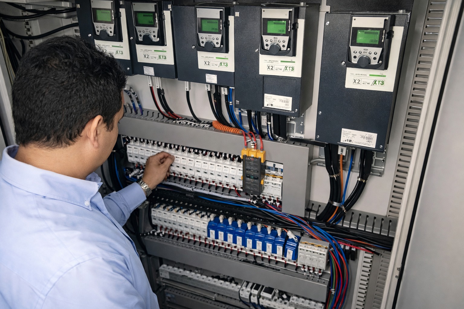 Servicios eléctricos en sistemas de izaje